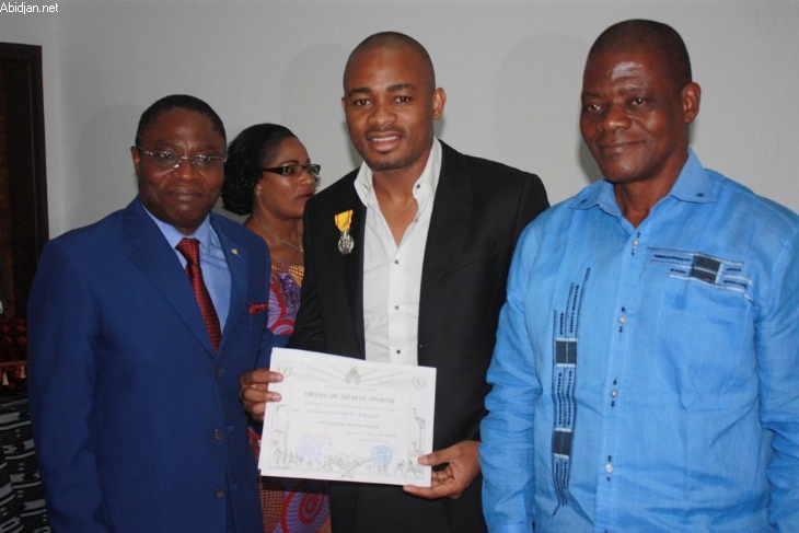 Mérite sportif ivoirien :  Kalou Bonaventure enfin décoré